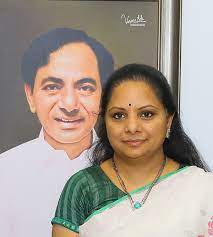 K.Kavitha, BRS MLC and daughter of BRS Chief KCR